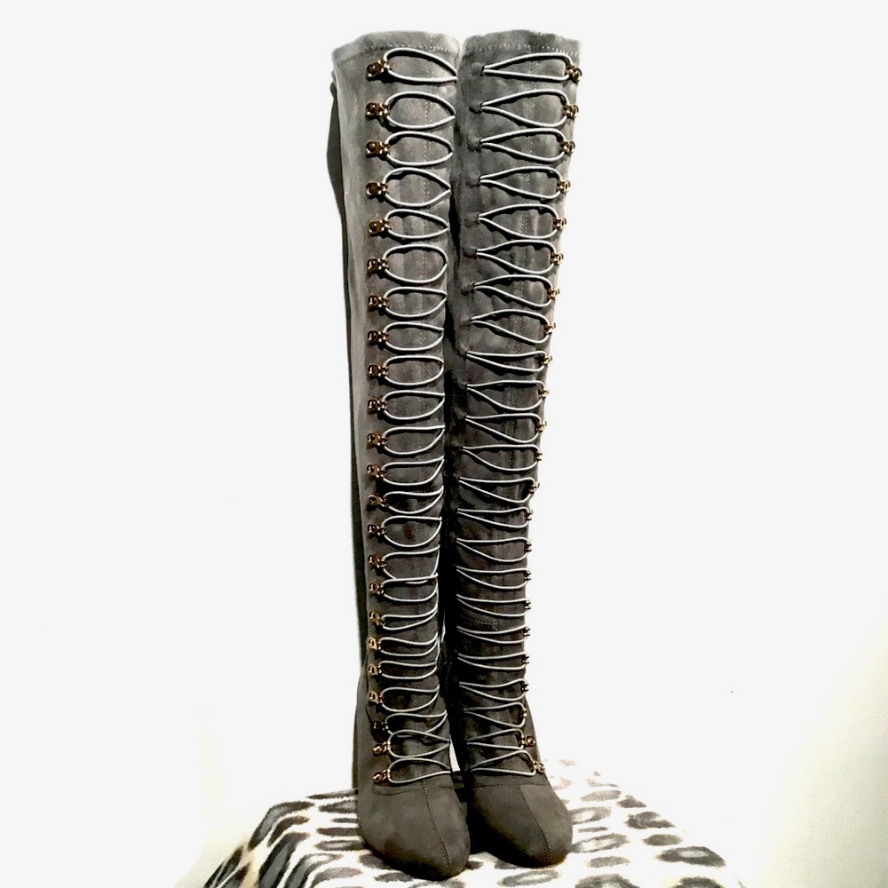 Journee Collection Womens Trill Stiletto Heel Dress Boots. Gently worn once!